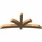 Ekena Millwork Davenport Timber Gable Bracket, Western Red Cedar, 84"W x 38"H x 5 1/2"D x 5 1/2"F, 11/12 Pitch GBW084X38X0606DAV00SWR - alternate 3